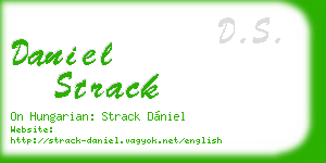 daniel strack business card